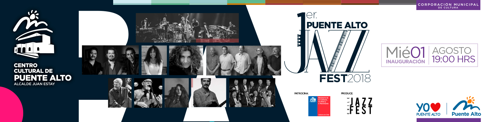 Primera version Puente Alto Jazz Fest 2018. 